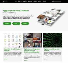 Yodo CMS - publiceringsplattformen för svenska små- och mellanstora företag.